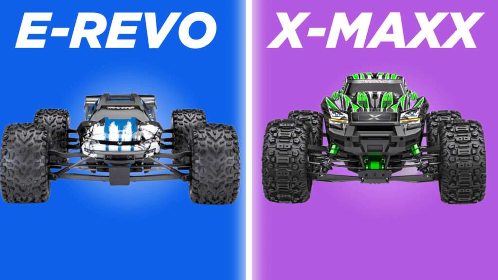 Traxxas E-Revo vs X-Maxx