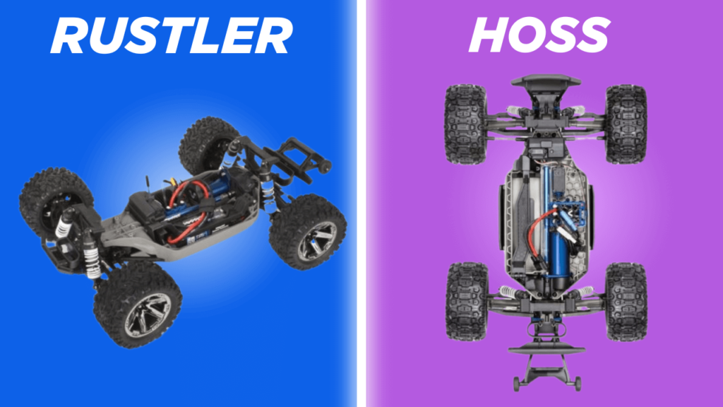 Traxxas Hoss vs Rustler 4×4 VXL. Which is Better?