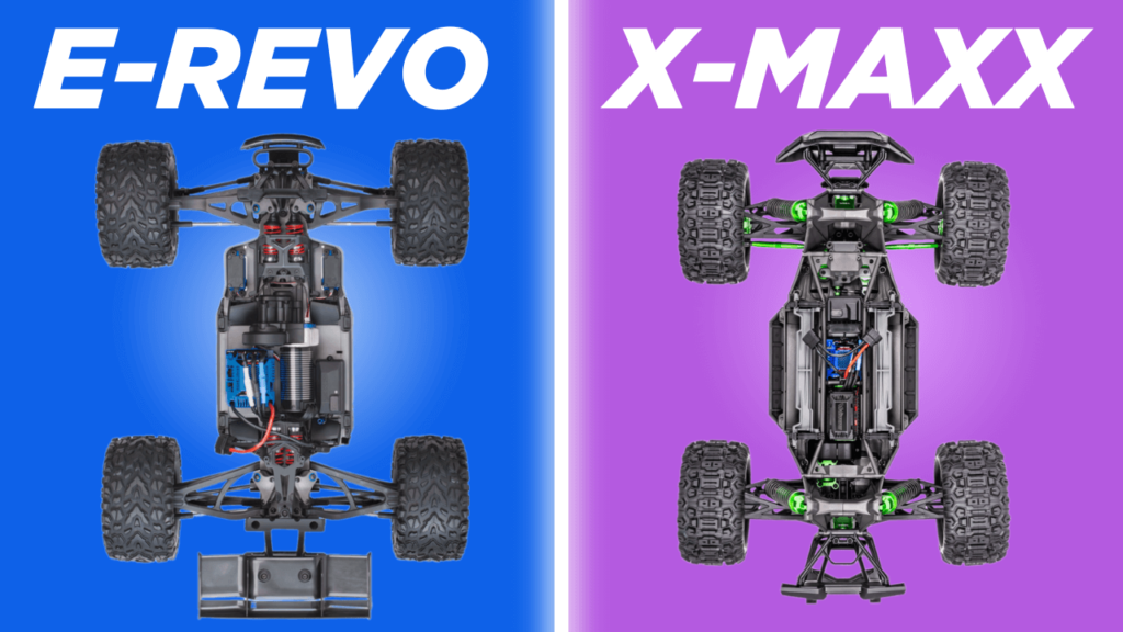 Traxxas E-Revo vs X-Maxx
