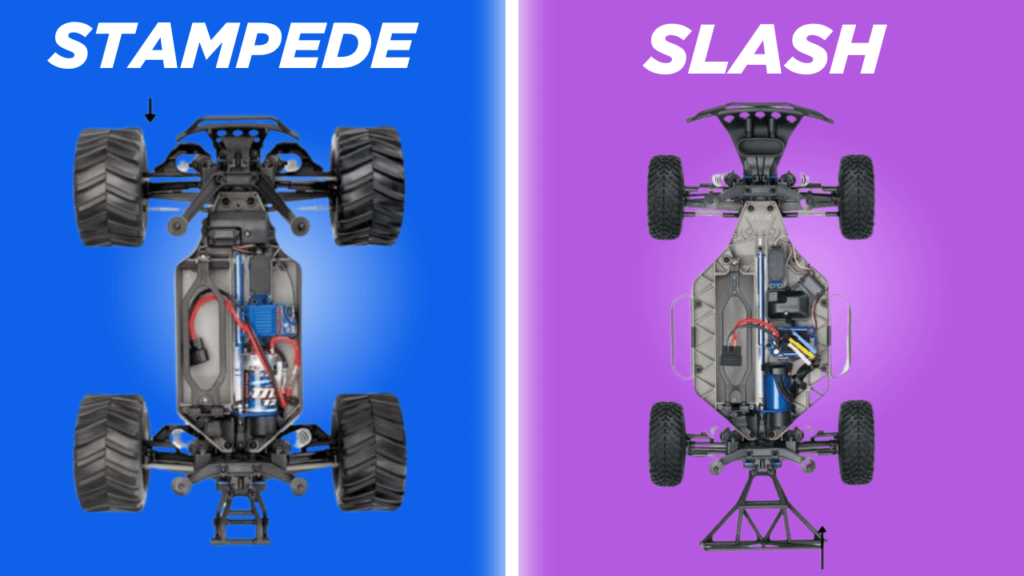 Traxxas Slash vs Stampede 
