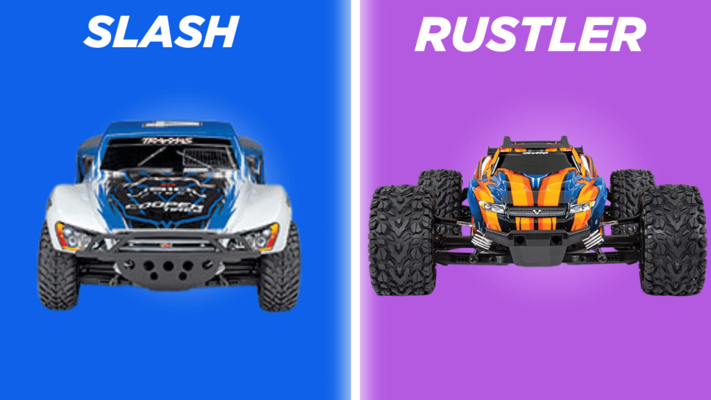 Traxxas Slash 4×4 VXL vs Rustler 4×4 VXL boday
